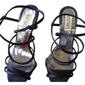 Badgely Mischka strappy  heels!
